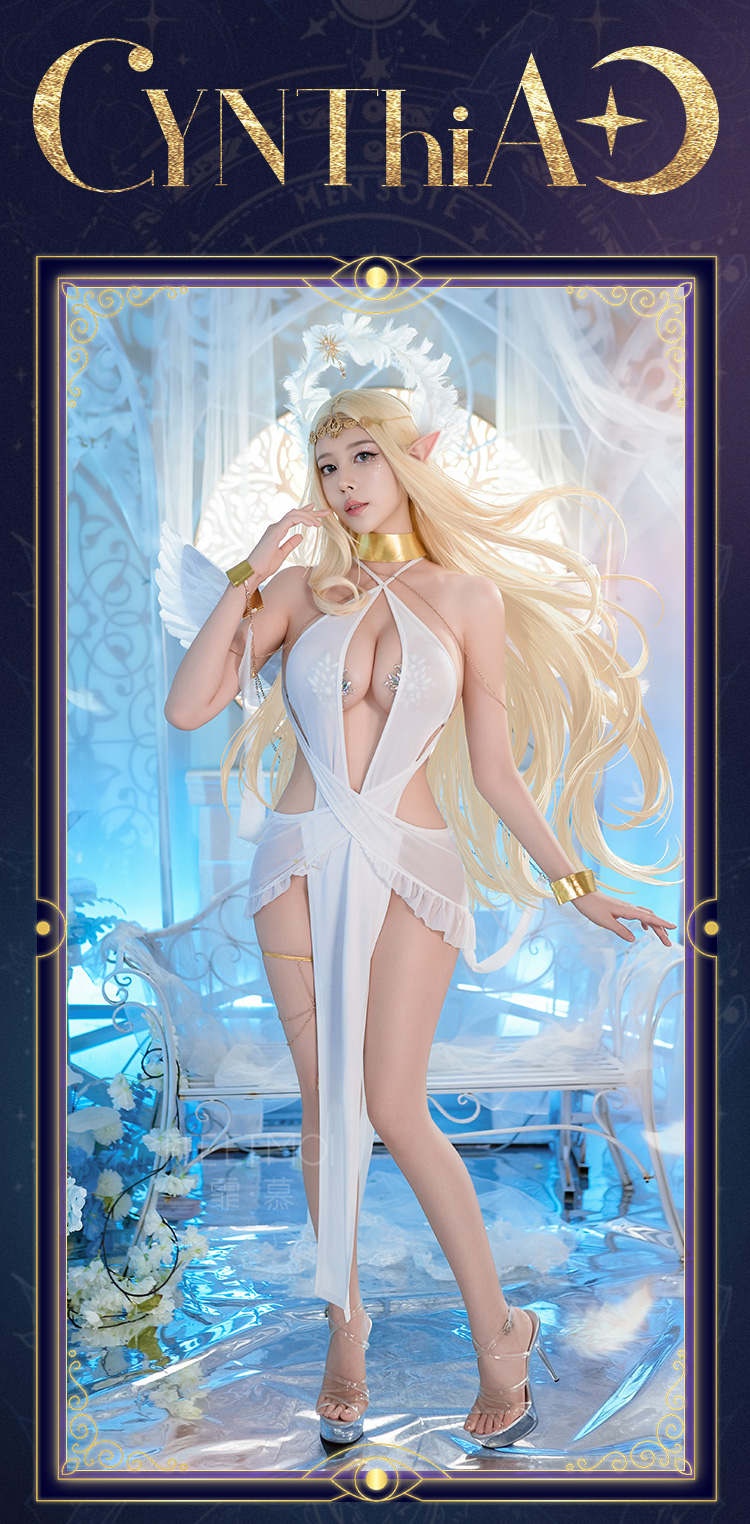 ZY107耀月女神雅欲连体衣套装(图1)