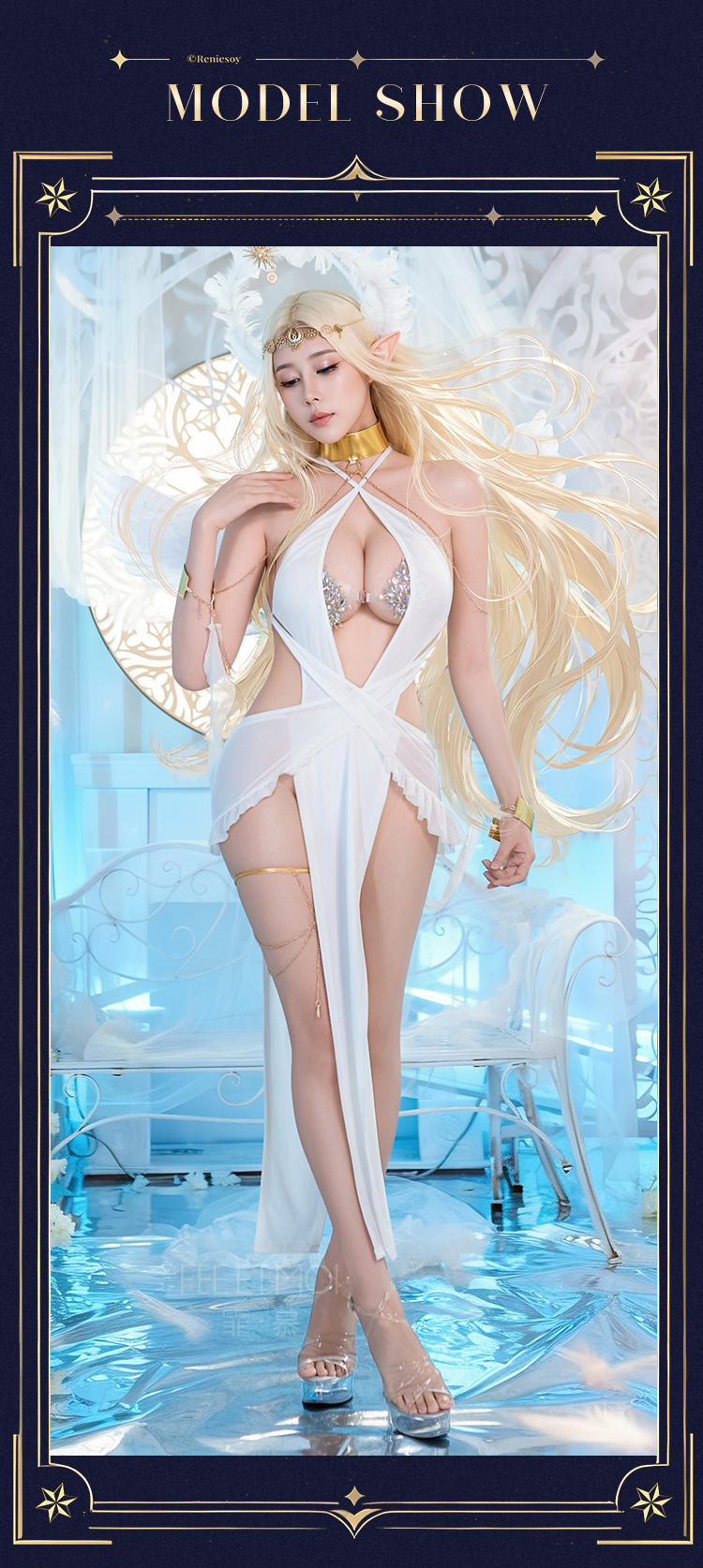 ZY107耀月女神雅欲连体衣套装(图7)