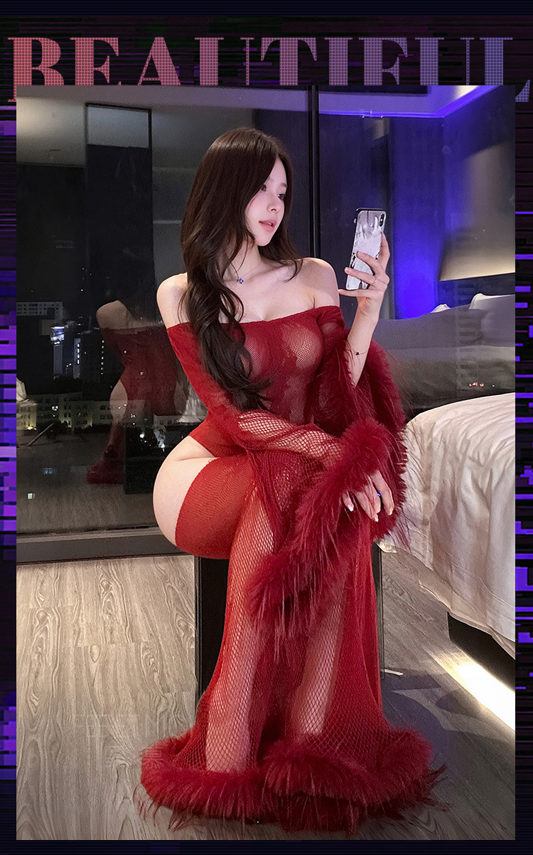 ZY117夜宴魅影露髻网衣鱼尾裙(图13)