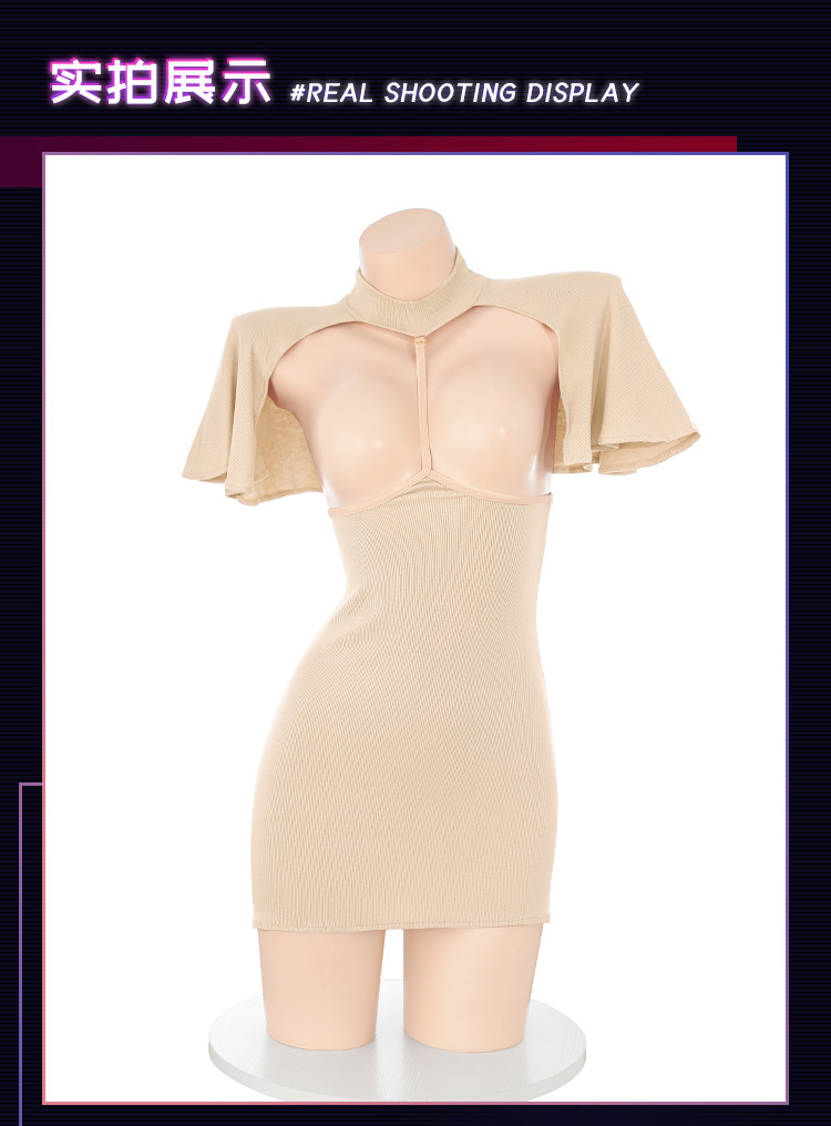 ZY174纯欲恋语修身两穿连衣裙(图11)