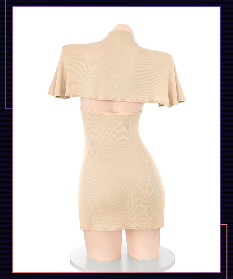 ZY174纯欲恋语修身两穿连衣裙(图12)