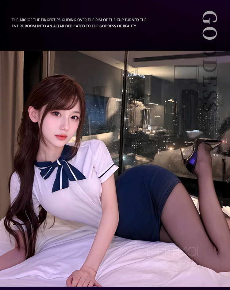 6414云端心机空姐制服套装(图9)