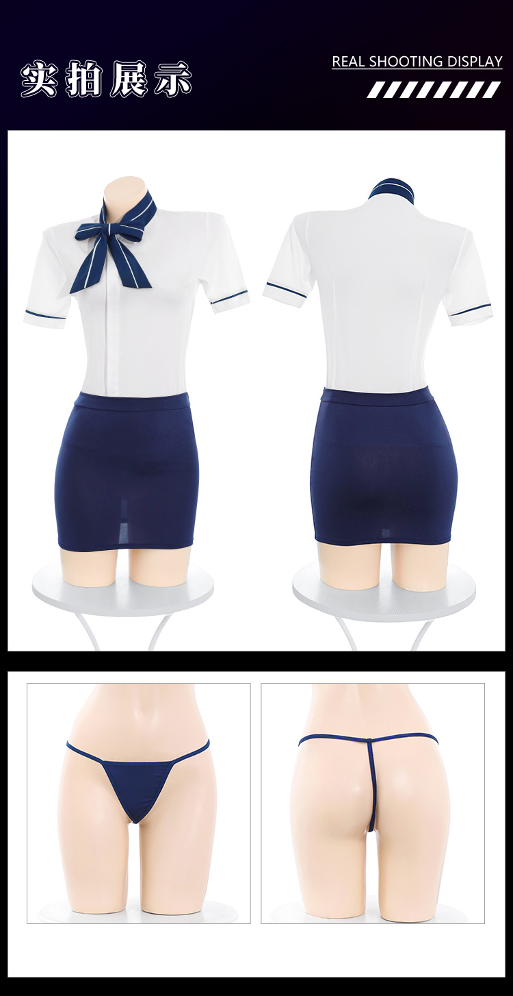 6414云端心机空姐制服套装(图12)