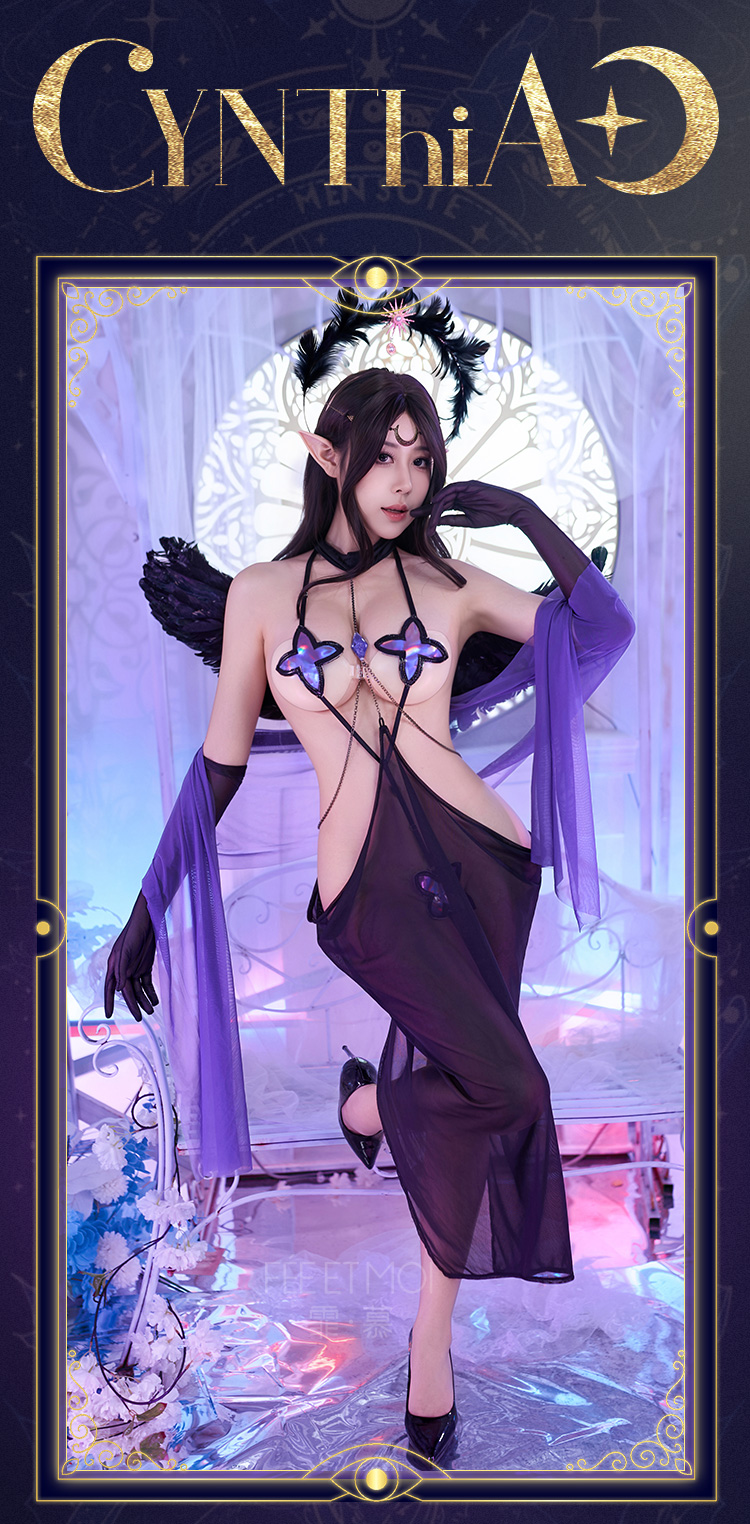 ZY108朔月女神梦幻连体衣套装(图1)