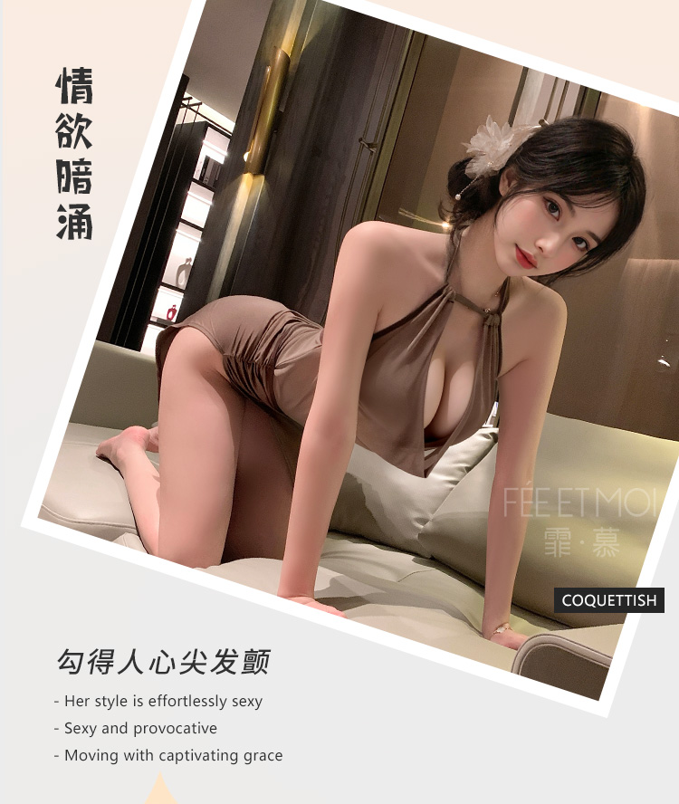 ZY163琥珀佳人深V荡领连体衣(图10)