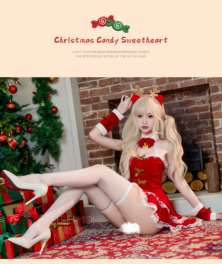 6710抹胸裸背萌萌圣诞麋鹿(图11)