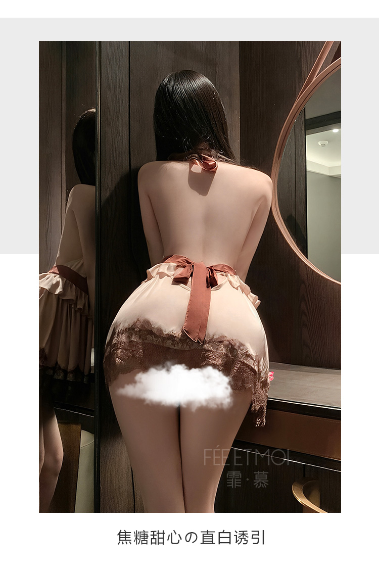 ZY147宫廷可露丽深v系带连衣裙(图7)