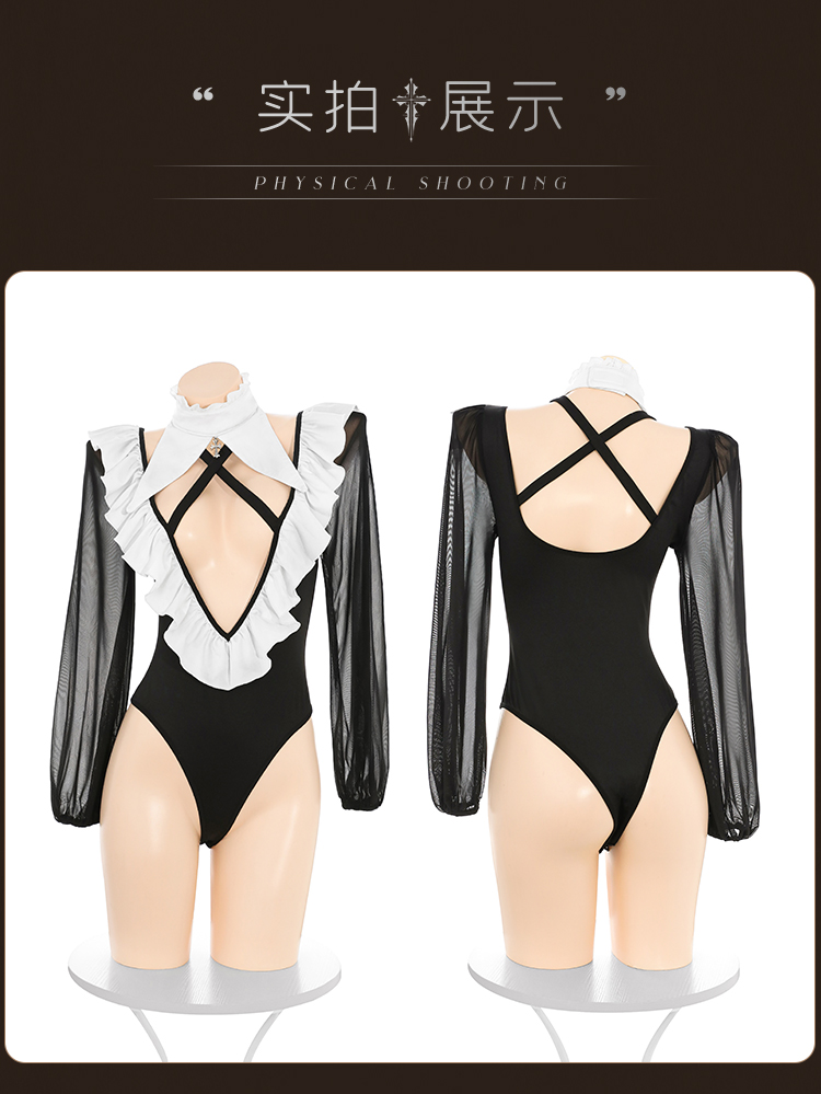 ZY167禁忌之恋深V修女连体衣(图12)