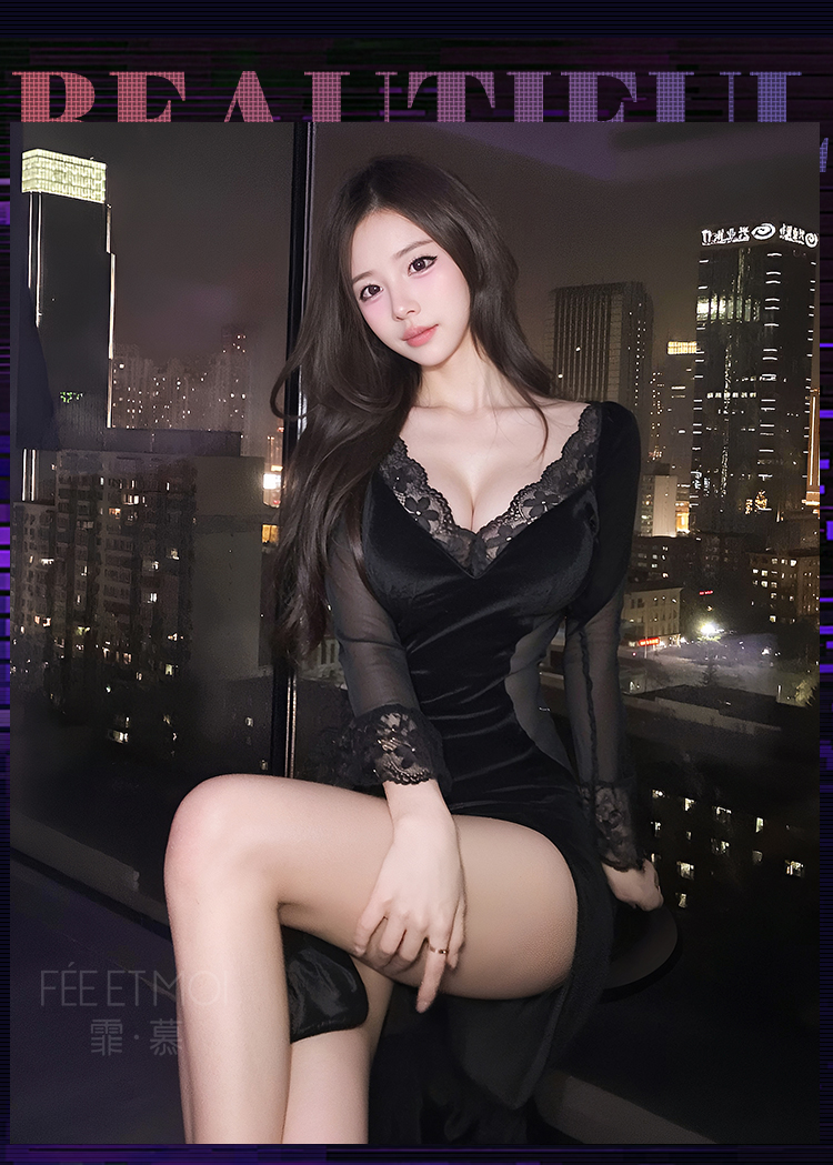 ZY193禁忌之恋深V修女连体衣(图9)