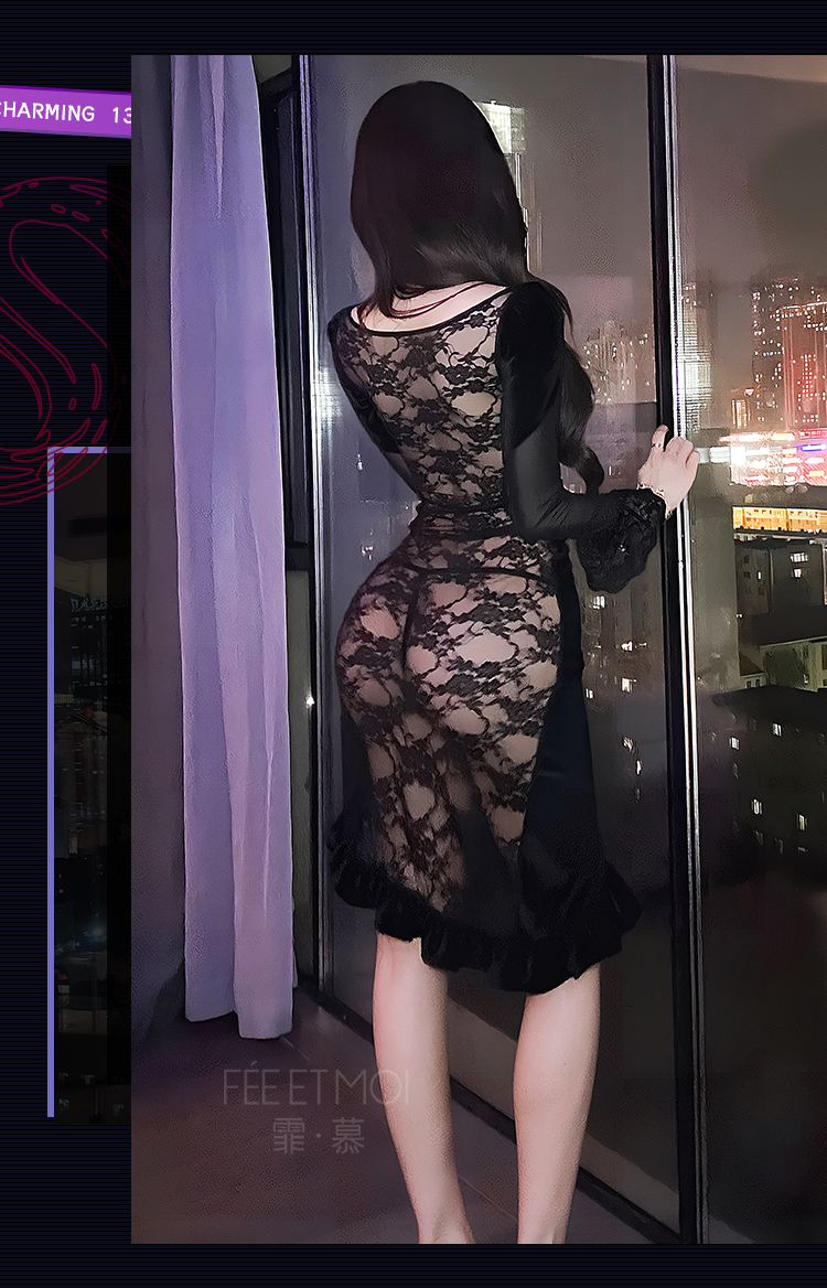 ZY193禁忌之恋深V修女连体衣(图7)