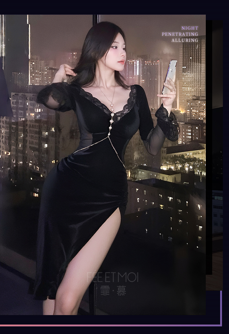 ZY193禁忌之恋深V修女连体衣(图8)