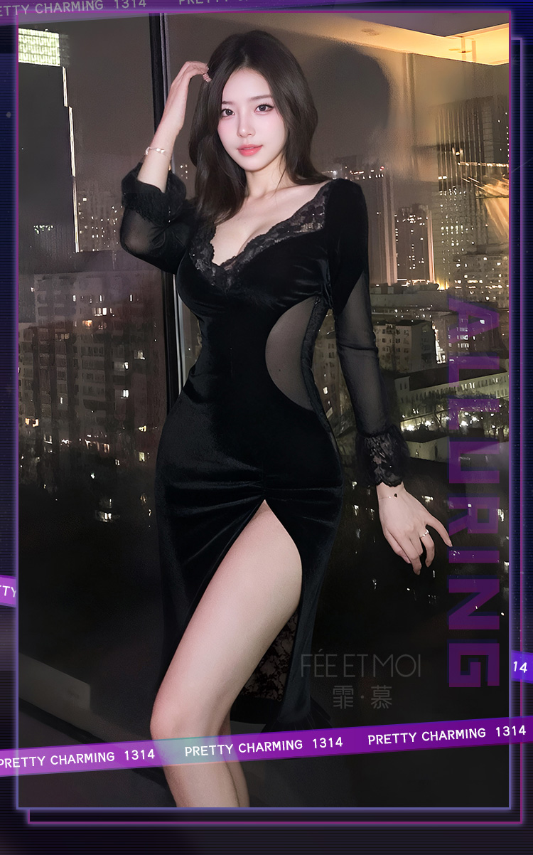 ZY193禁忌之恋深V修女连体衣(图2)