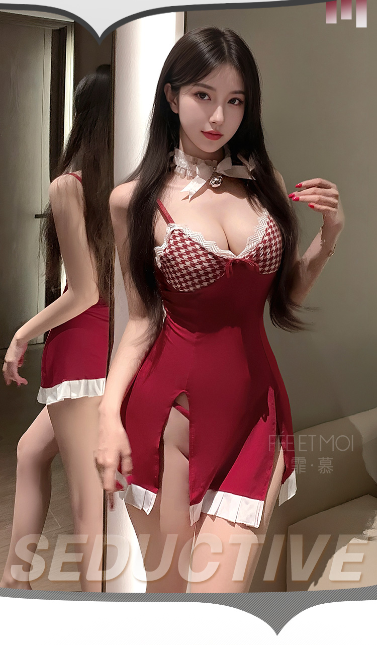 ZY171风情娇媚棉垫拼接连衣裙(图2)