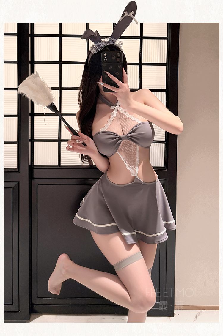 ZY204乖乖兔宝蕾丝覆胸连衣裙(图8)