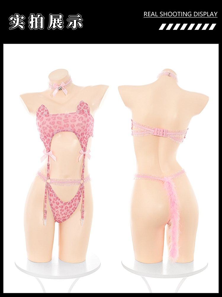 6322粉欲豹纹吊带连体衣(图14)