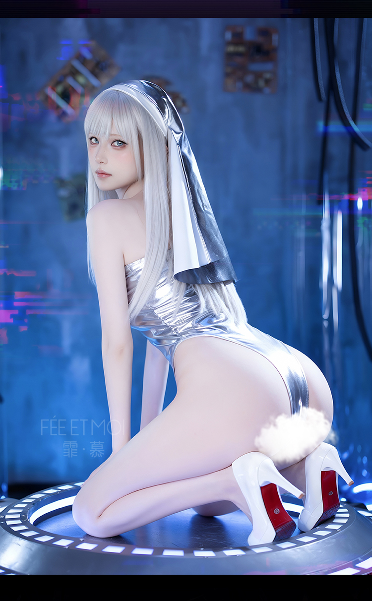 ZY191赛博修女抹胸开裆连体衣(图12)