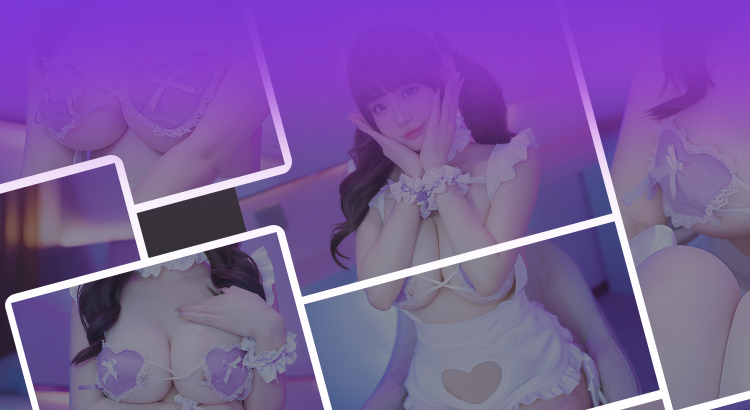 ZY137贴身蜜诱爱心女仆套装(图3)