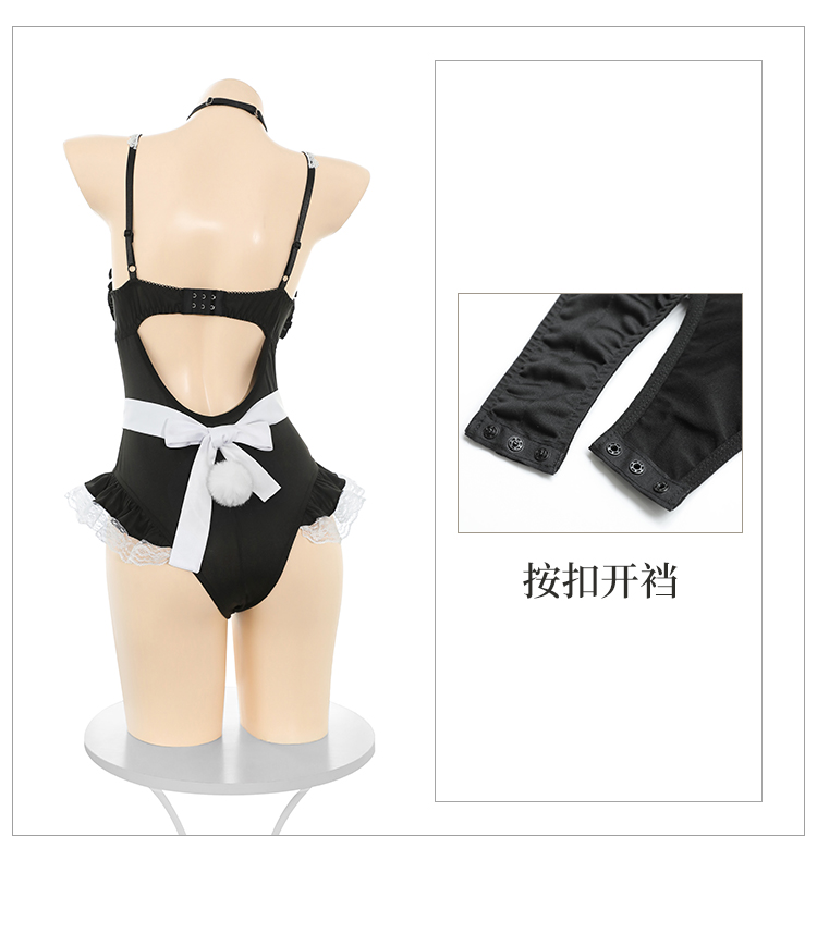 6323钢圈塑形免脱兔女仆套装(图12)