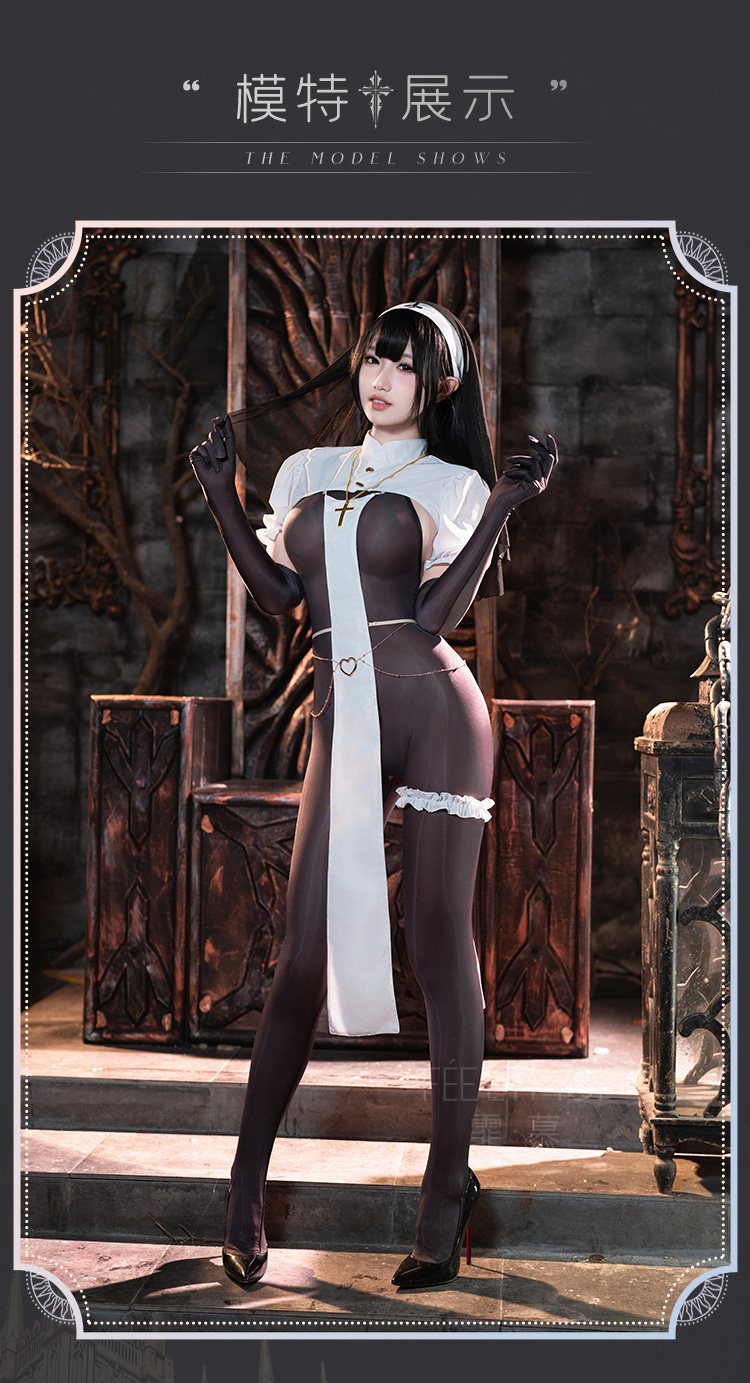 6231暗夜修女猎爱开裆套装 (图7)