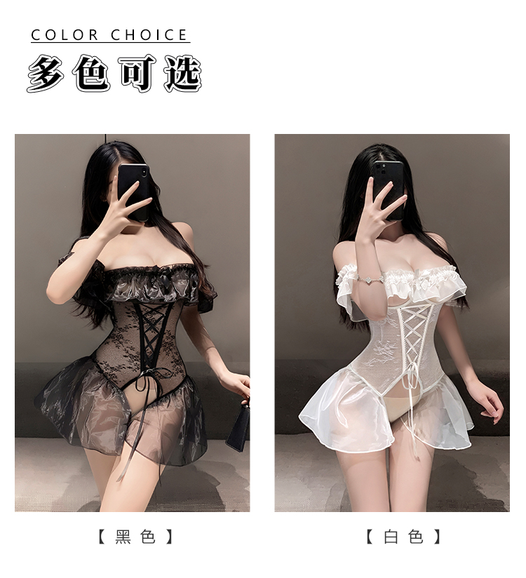 ZY212钢圈露胸开裆马甲连体衣(图4)