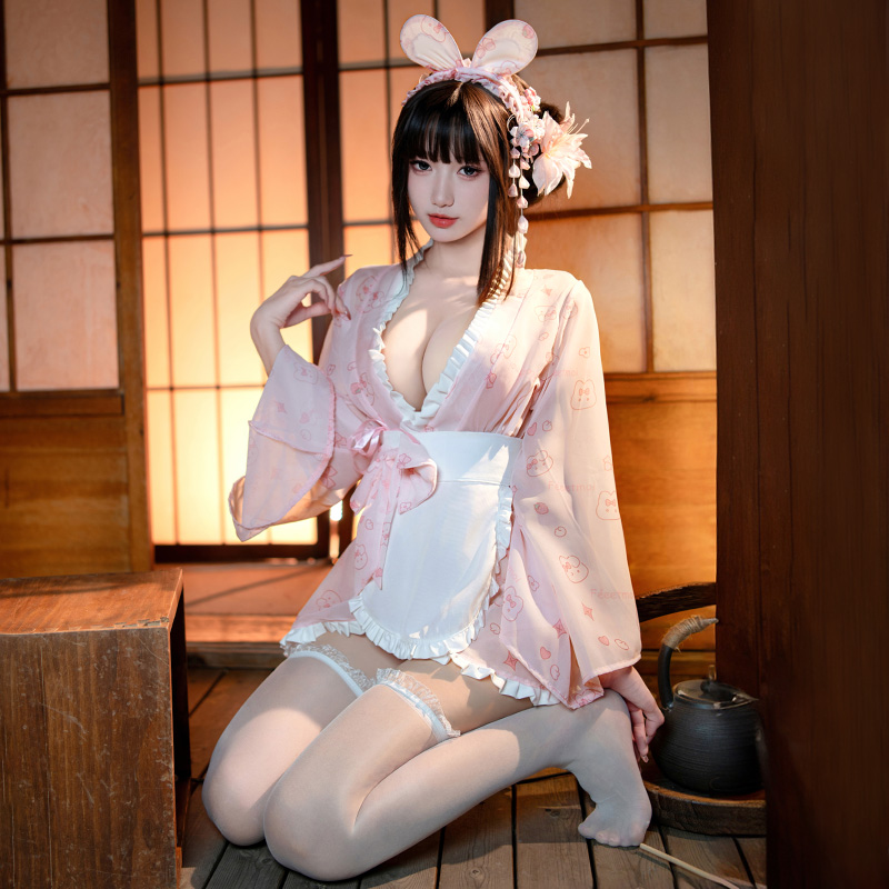 6805糯糯小兔叽私房印花和服(图5)