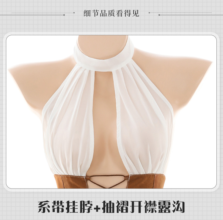 6611西部女郎前开襟绑带套装(图15)