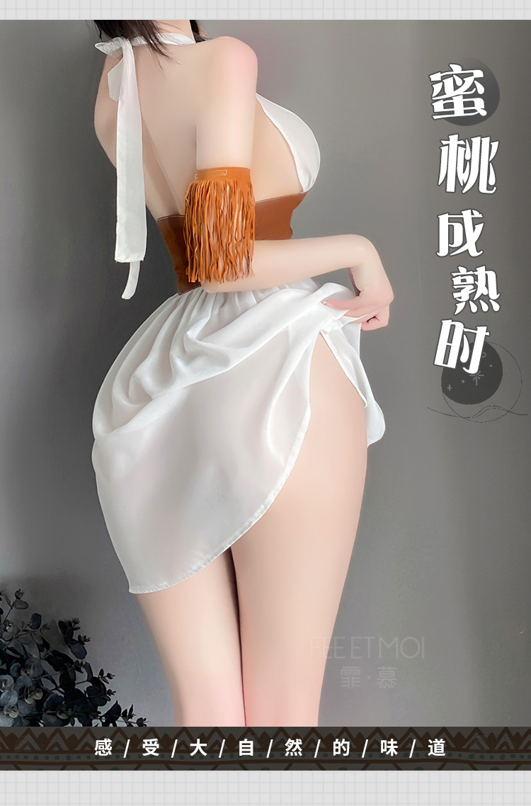 6611西部女郎前开襟绑带套装(图12)