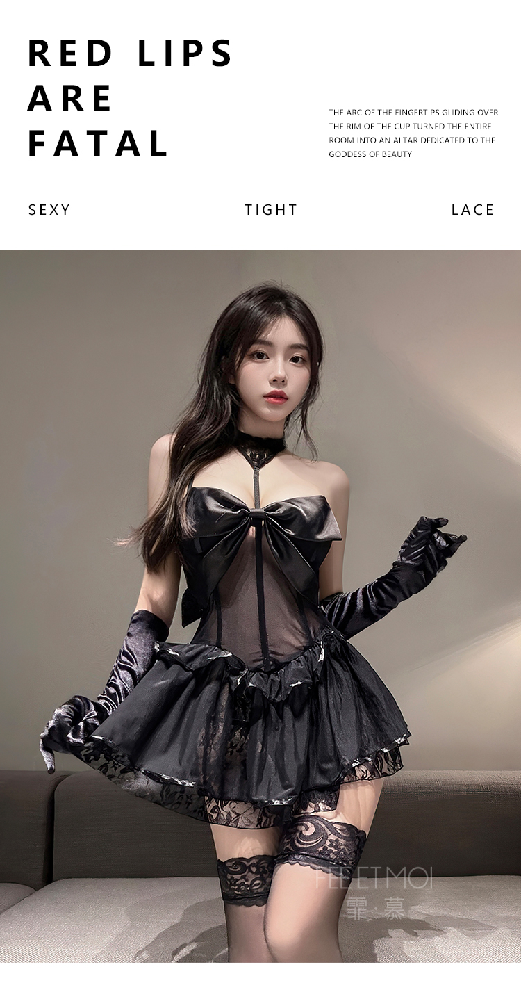 ZY203甜蜜花嫁开裆鱼骨马甲裙(图7)