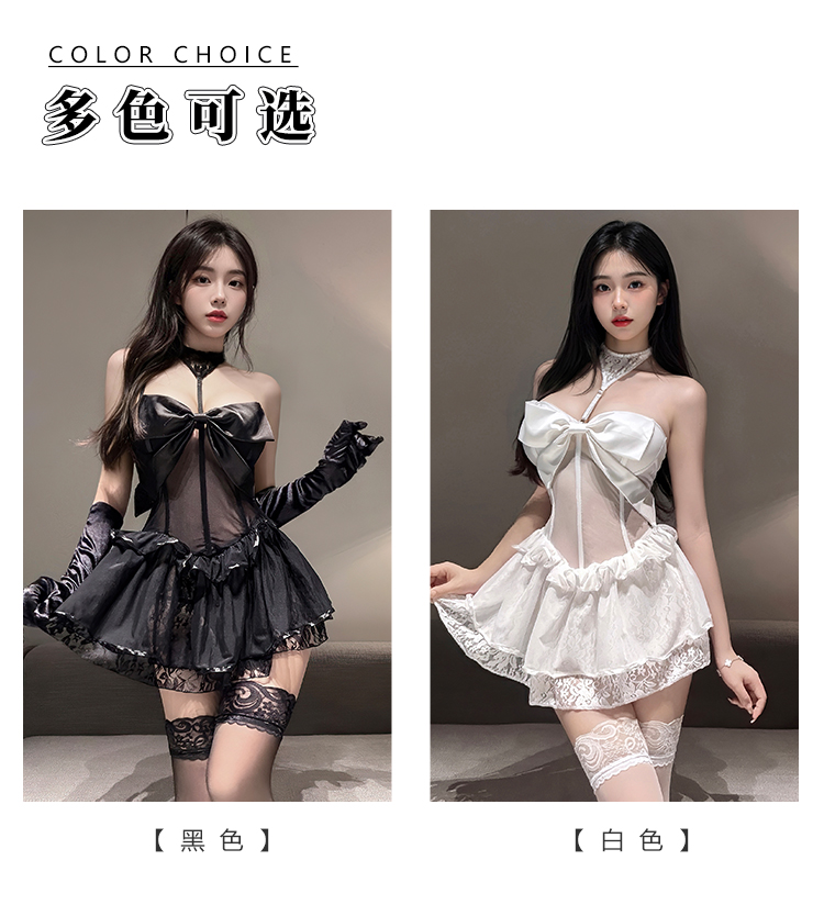 ZY203甜蜜花嫁开裆鱼骨马甲裙(图4)