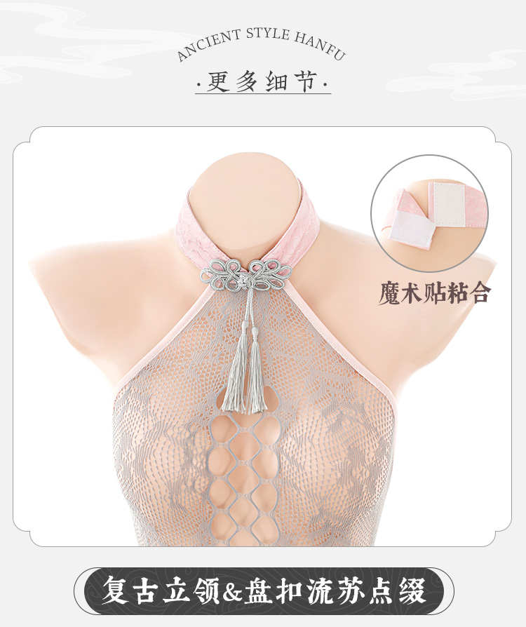6689盘扣流苏饰网眼开裆套装(图13)