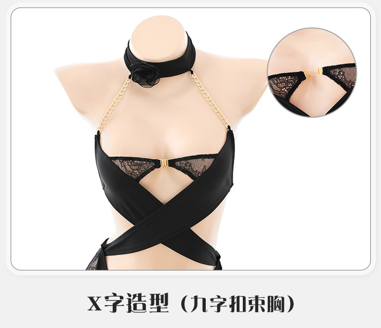 6671埃及猫女金链缀饰连身裙(图16)