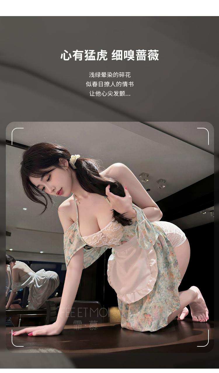 ZY169欲色娇妻印花挂脖连衣裙(图8)