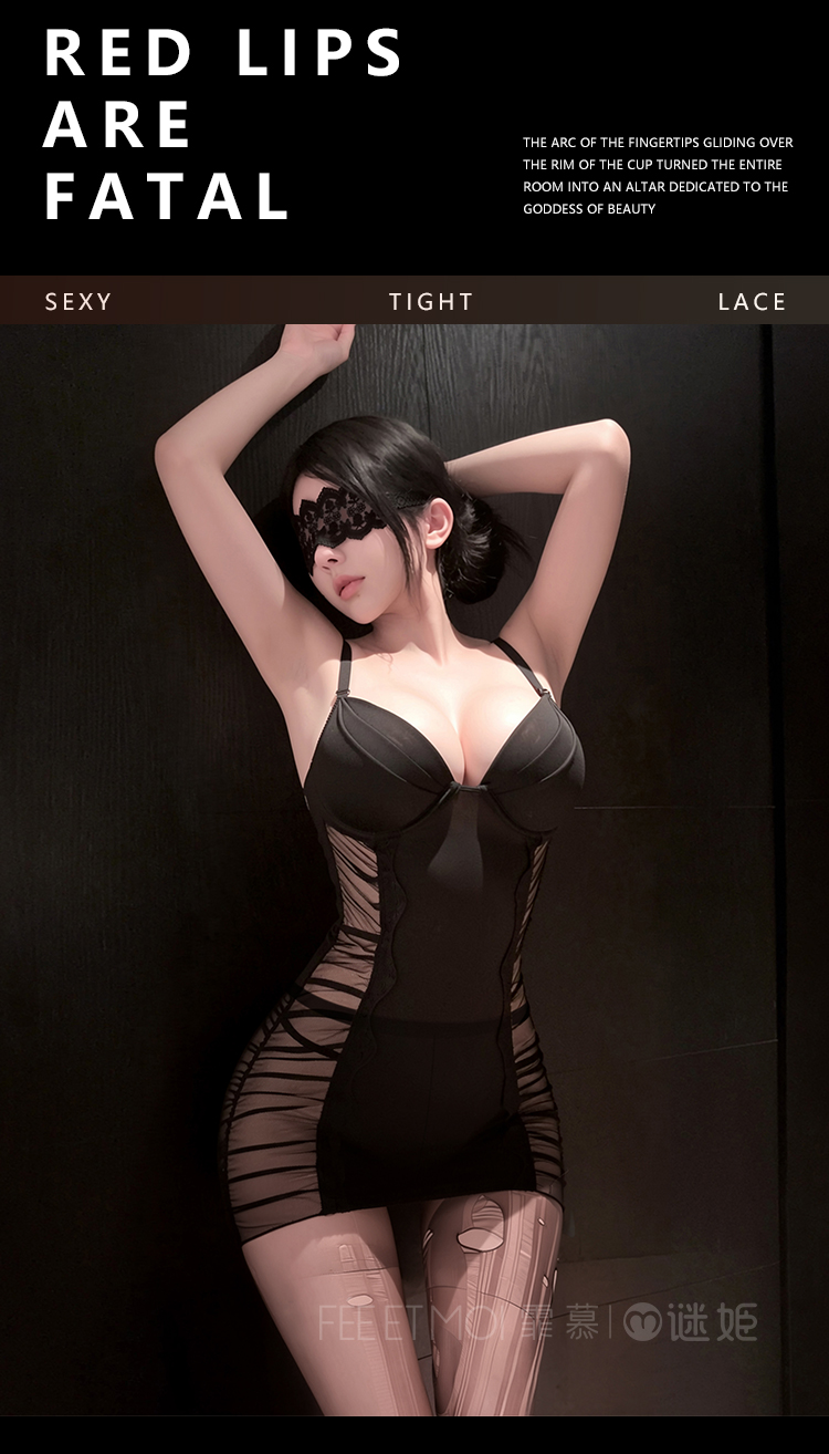 5167钢圈棉垫法式轻奢睡裙(图8)