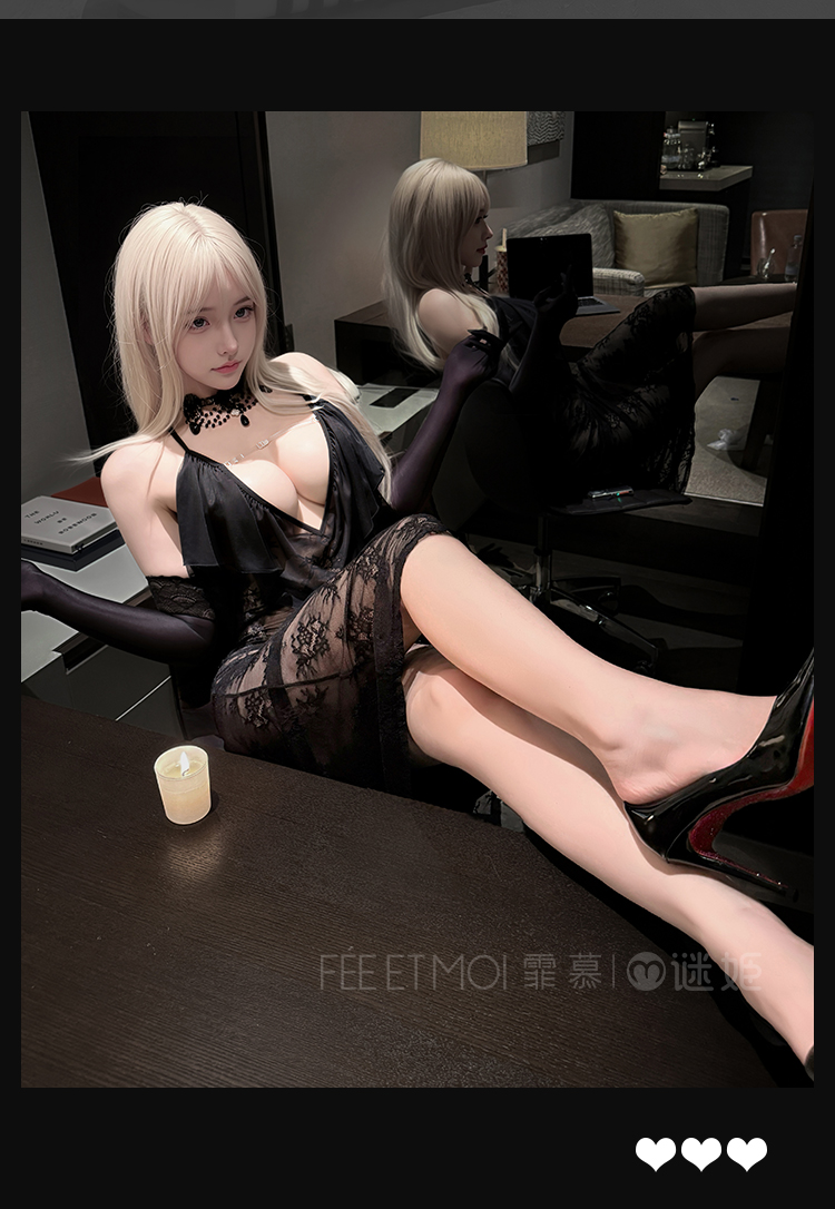 ZY232半透心事深V裸背连衣裙(图7)