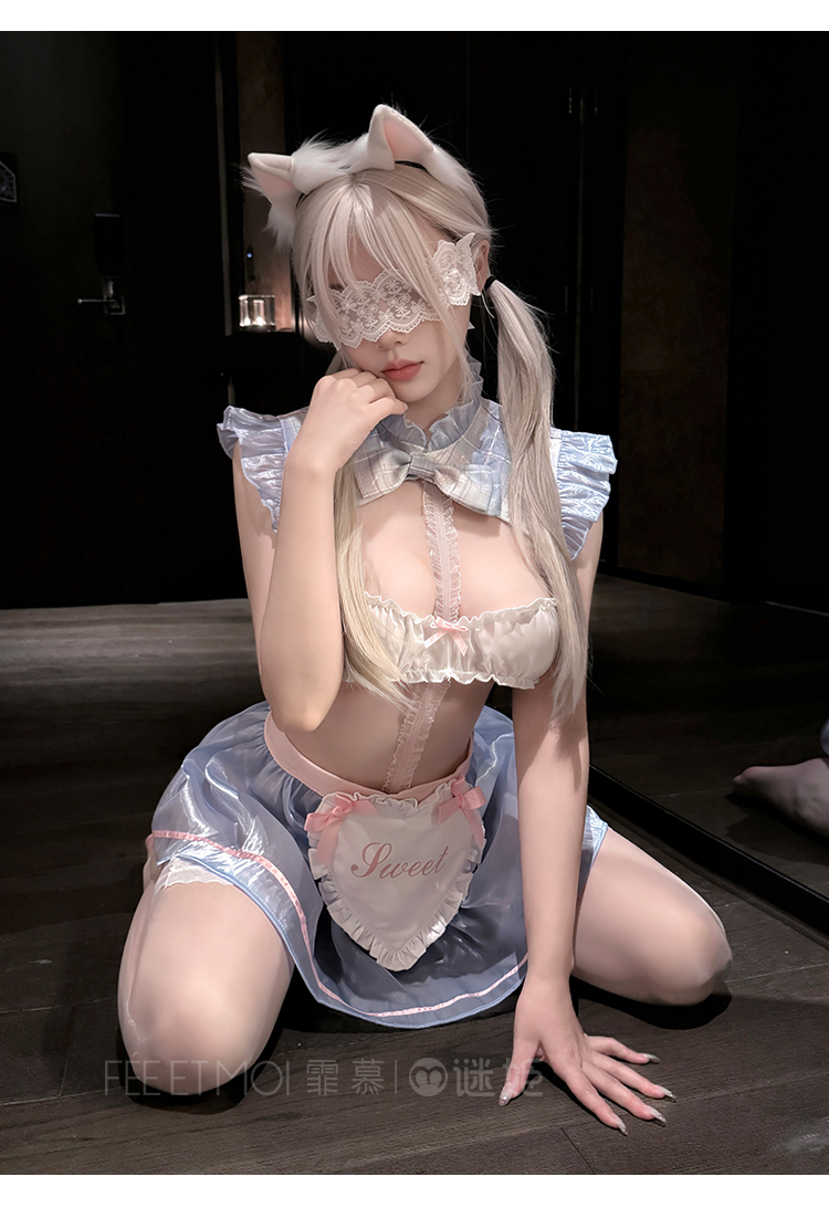 ZY225甜梦邀约抹胸女仆套装(图8)