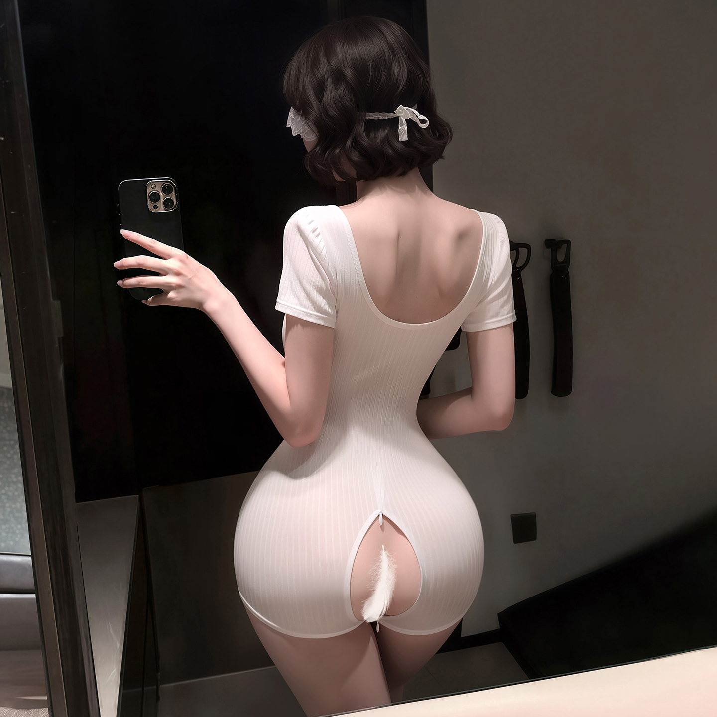 7006低胸排扣拉链开裆连体衣(图9)