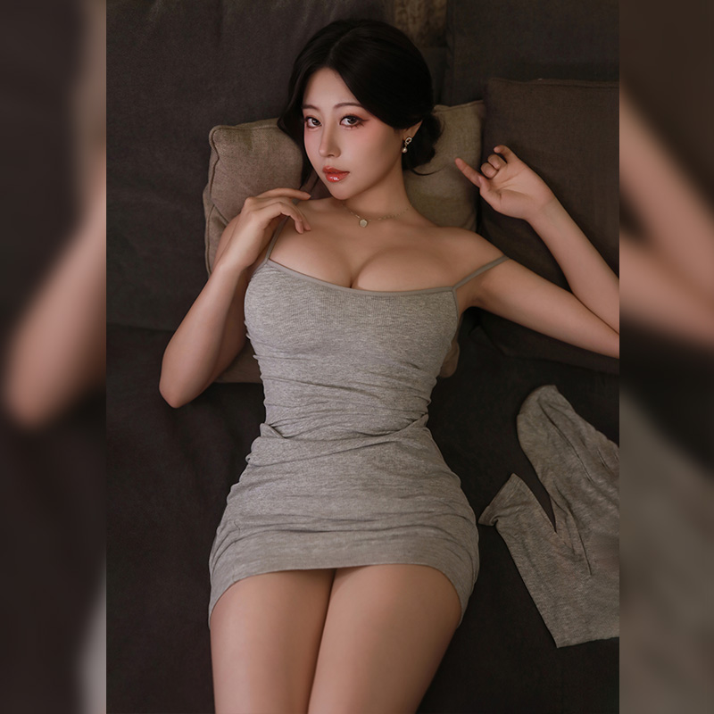 7853温柔人妻低领家居套装(图5)