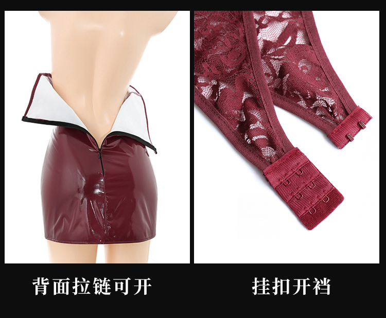 6529复古连体衣高腰皮裙套装(图13)